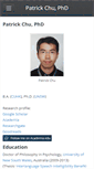 Mobile Screenshot of patrickchu.net